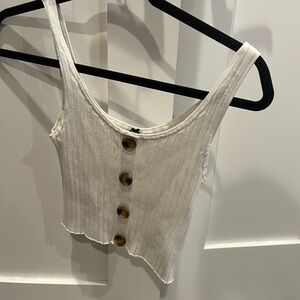 White tank top